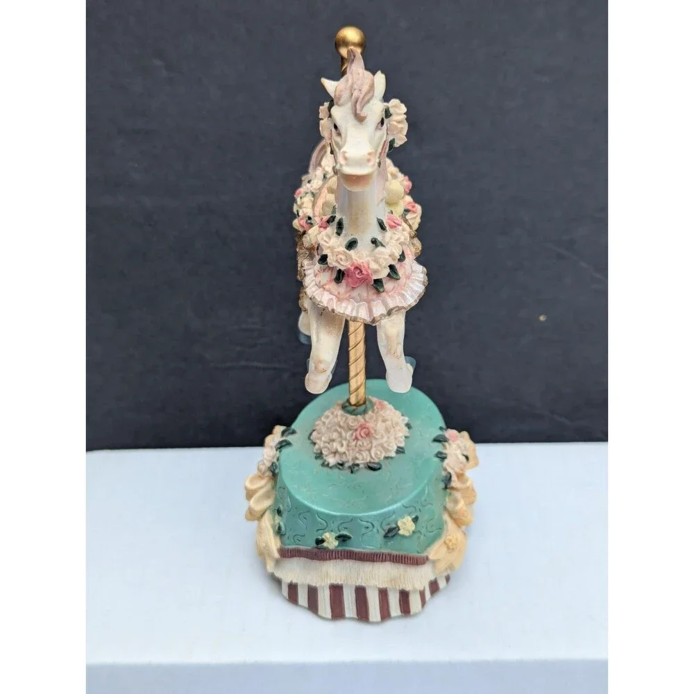 Heritage House Melodies County Fair Collection Carousel Horse-As Time Goes By